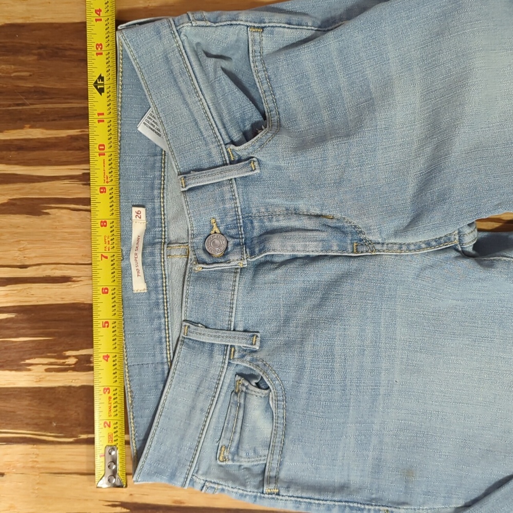 Levi's classic 5 pocket super skinny jeans - Picture 4 of 7